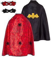 Great Pretenders Costume - Spiderman/Batman - Red/Black Great Pretenders Costume - Spiderman/Batman - Red/Black