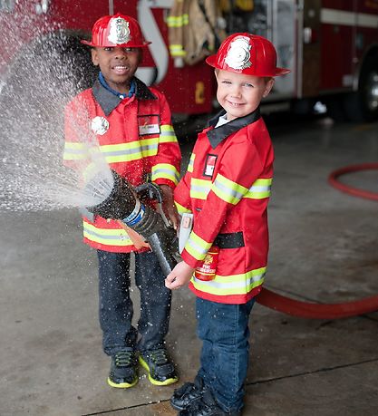 Great Pretenders Maskeradkläder - Brandman - Röd Great Pretenders Maskeradkläder - Brandman - Röd