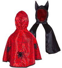 Great Pretenders Costume - Spiderman/Batman - Red/Black Great Pretenders Costume - Spiderman/Batman - Red/Black