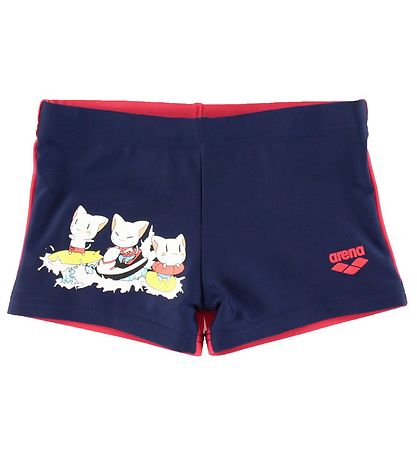 Caleçons de Bain Arena - Friends - Marine/Cherry Red