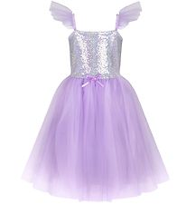 Great Pretenders Costume - Dress w. Sequins - Purple Great Pretenders Costume - Dress w. Sequins - Purple