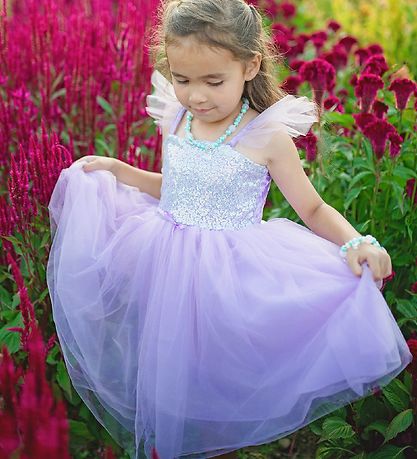 Great Pretenders Kostüm - Kleid m. Pailletten - Lila