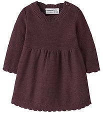 Name It Dress - Knitted - Catawba Grape/Tone In Tone Lurex