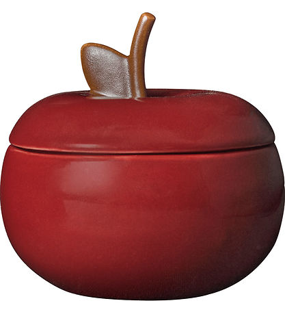 Ferm Living Container - Ceramic - Apple - Deep Red