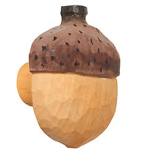 Ferm Living Wall Hook - Hand carved Wood - Acorn - Natural