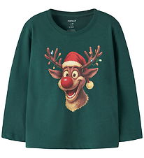 Name It Blouse - NmmVosmas - Botanical Garden/Reindeer