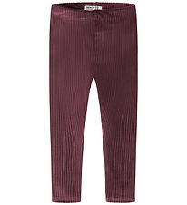 Name It Leggings - Velvet velour - NmfVeloa - Catawba Grape