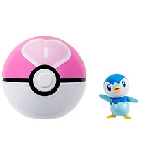 Pokémon Figure - Clip 'N' GO - Piplup w. Love Ball