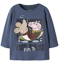 Name It Blouse - NmmOlive - Peppa Pig - Vintage Indigo