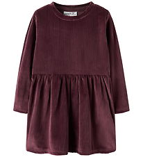 Name It Dress - Velvet velour - NmfVeloa - Catawba Grape