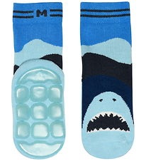Melton Socks - Anti-Slip - Shark - Navy Ink
