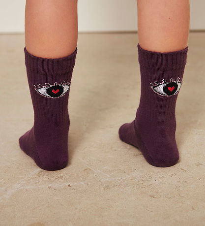 Melton Socks - Love Eye - Hydrangea