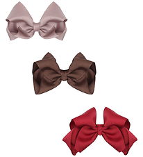 Hust and Claire Hair clips w. Bow - 3-Pack - HCFanetha - Theabe