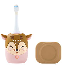 The Zoofamily Toothbrush - Deer - Brown/Pink