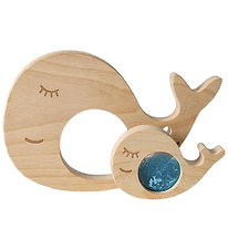 Petit Boum Sensorisches Spielzeug - Puzzlespiel m. Wal & Junges 