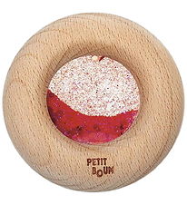 Petit Boum Sensorisches Spielzeug - Holz - Donut - Rot