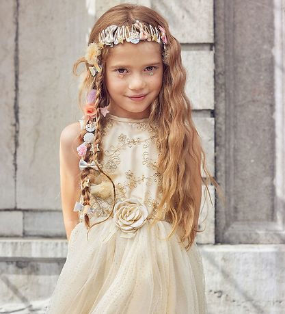 Souza Maskeraddräkt - Prinsessa - Noraline - Guld