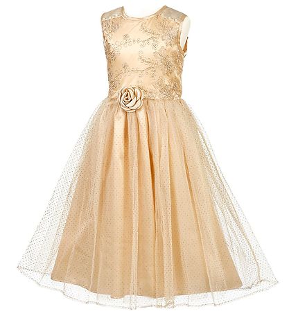 Souza Maskeraddräkt - Prinsessa - Noraline - Guld