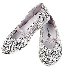 Souza Ballerina Shoes w. Sequins - Lily - Silver Souza Ballerina Shoes w. Sequins - Lily - Silver