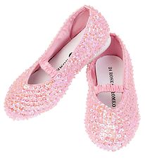 Souza Costume - Ballerina Shoes w. Sequins - Lily - Pink Souza Costume - Ballerina Shoes w. Sequins - Lily - Pink