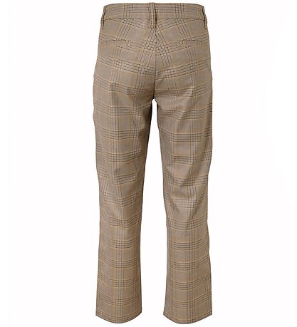 Hound Trousers - Wide Chino - Brown w. Checks