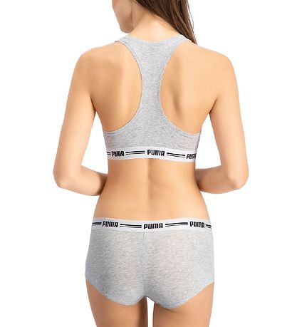 Puma Topp - Racerback - Gråmelerad Puma Topp - Racerback - Gråmelerad