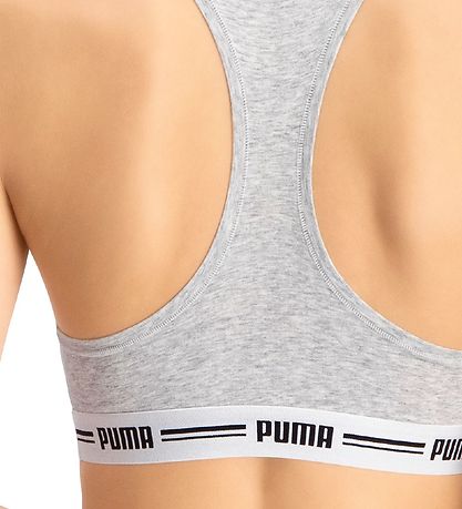 Puma Topp - Racerback - Gråmelerad Puma Topp - Racerback - Gråmelerad