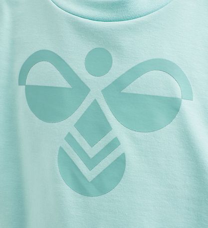 Hummel Sweatshirt - Cropped - hmlCinco - Turquoise Hummel Sweatshirt - Cropped - hmlCinco - Turquoise