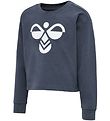 Hummel Sweatshirt - Cropped - hmlCinco - Grey