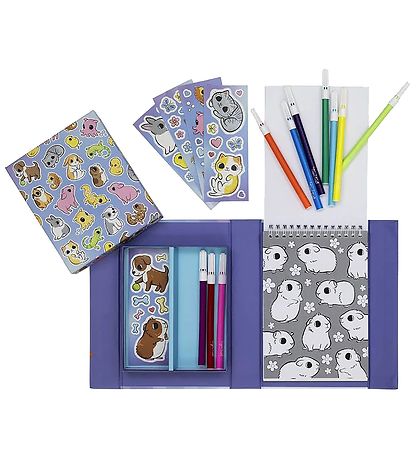 Tiger Tribe Colouring Set - Baby Animals