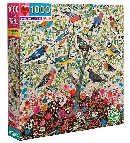 Eeboo Puzzle - 1000 Pieces - Songbirds Tree Eeboo Puzzle - 1000 Pieces - Songbirds Tree
