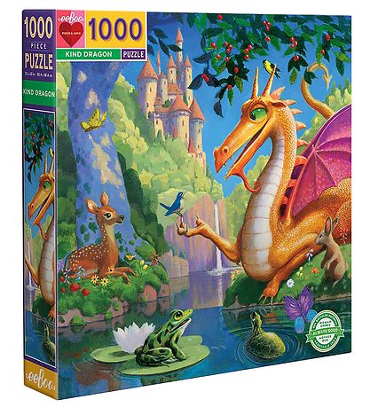 Eeboo Puzzle - 1000 Pieces - Kind Dragon Eeboo Puzzle - 1000 Pieces - Kind Dragon