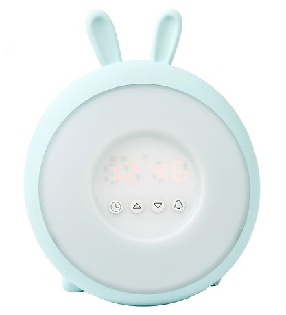 Rabbit & Friends Wecker m. Licht - 20x15x6 cm - Wake - Blau Rabbit & Friends Wecker m. Licht - 20x15x6 cm - Wake - Blau