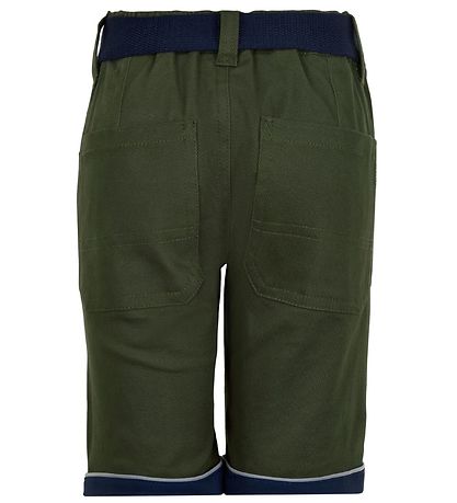 Minymo Work Shorts - Green/Navy