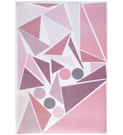 Sebra Wallstickers - Rose Geometric Bird