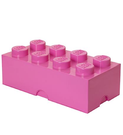 LEGO® Storage Box - 8 Knobs - 50x25x18 - Pink LEGO® Storage Box - 8 Knobs - 50x25x18 - Pink