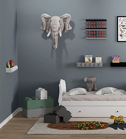 LEGO® Storage Storage Box - 8 Knobs - 50x25x18 - Light grey