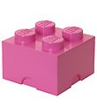 LEGO® Storage 수납함 - 4 크놉 - 25x25x18 - 핑크 LEGO® Storage 수납함 - 4 크놉 - 25x25x18 - 핑크