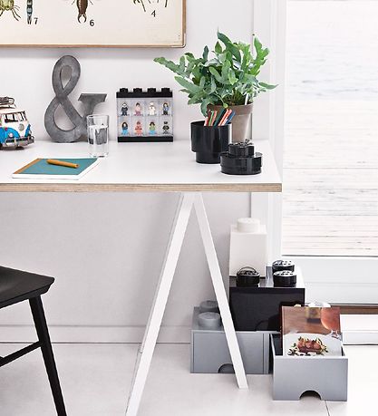 Boîte de rangement LEGO® Storage - 4 Boutons - 25x25x18 - Noir Boîte de rangement LEGO® Storage - 4 Boutons - 25x25x18 - Noir