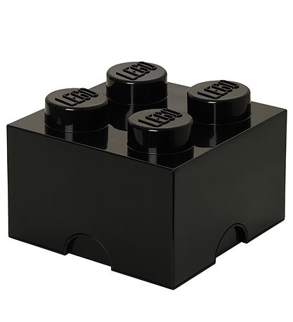 Boîte de rangement LEGO® Storage - 4 Boutons - 25x25x18 - Noir Boîte de rangement LEGO® Storage - 4 Boutons - 25x25x18 - Noir