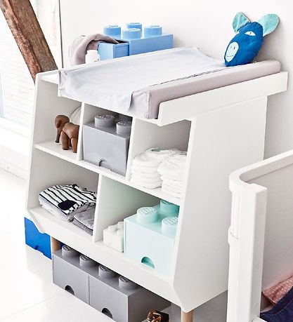 LEGO® Storage Storage Box - 4 Knobs - 25x25x18 - Light grey LEGO® Storage Storage Box - 4 Knobs - 25x25x18 - Light grey