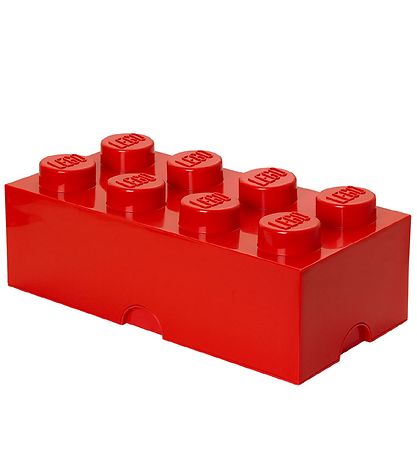 LEGO® Storage Storage Box - 8 Knobs - 50x25x18 - Red LEGO® Storage Storage Box - 8 Knobs - 50x25x18 - Red