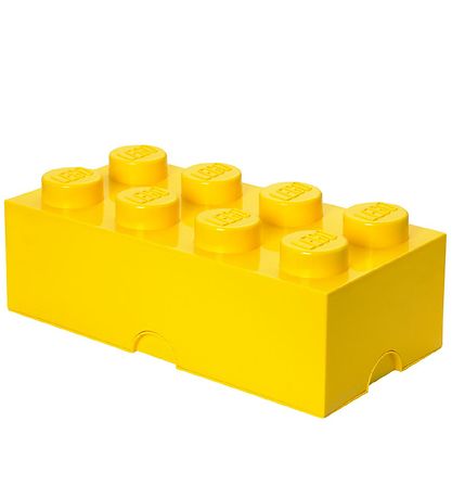 LEGO® Storage Storage Box - 8 Knobs - 50x25x18 - Yellow LEGO® Storage Storage Box - 8 Knobs - 50x25x18 - Yellow