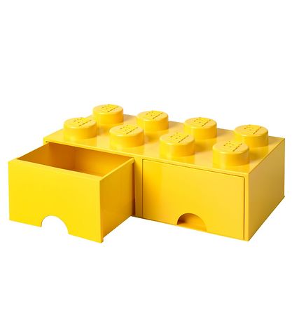 LEGO® Storage Storage Drawer - 8 Knobs - 50x25x18 - Yellow