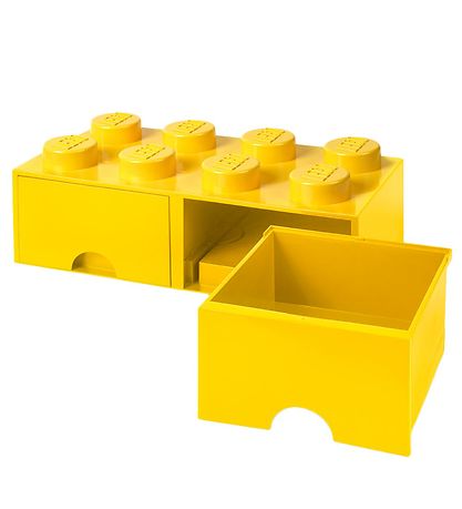 LEGO® Storage Storage Drawer - 8 Knobs - 50x25x18 - Yellow