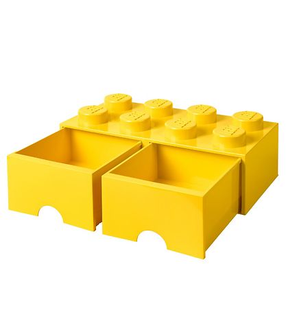 LEGO® Storage Storage Drawer - 8 Knobs - 50x25x18 - Yellow