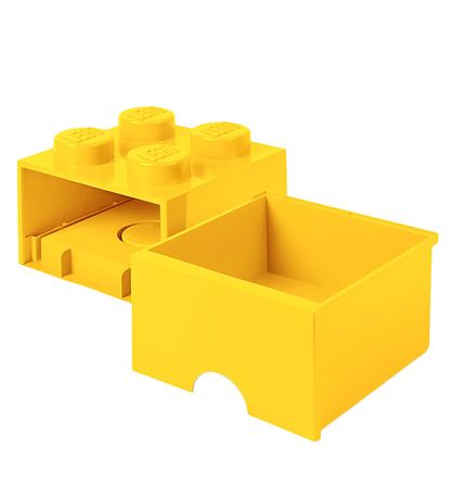 LEGO® Storage Storage Drawer - 4 Knobs - 25x25x18 - Yellow