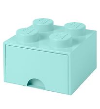 LEGO® Storage Storage Drawer - 4 Knobs - 25x25x18 - Aqua blue LEGO® Storage Storage Drawer - 4 Knobs - 25x25x18 - Aqua blue