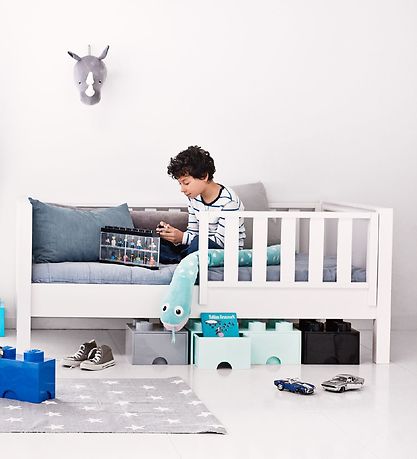 LEGO® Storage Förvaringslåda - 4 Knoppar - 25x25x18 - Grå