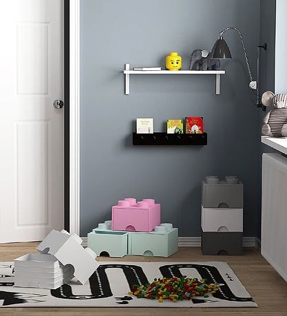 LEGO® Storage Storage Drawer - 4 Knobs - 25x25x18 - Light Purple